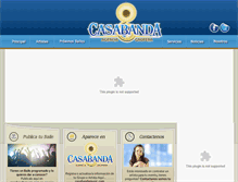 Tablet Screenshot of casabandamusic.com